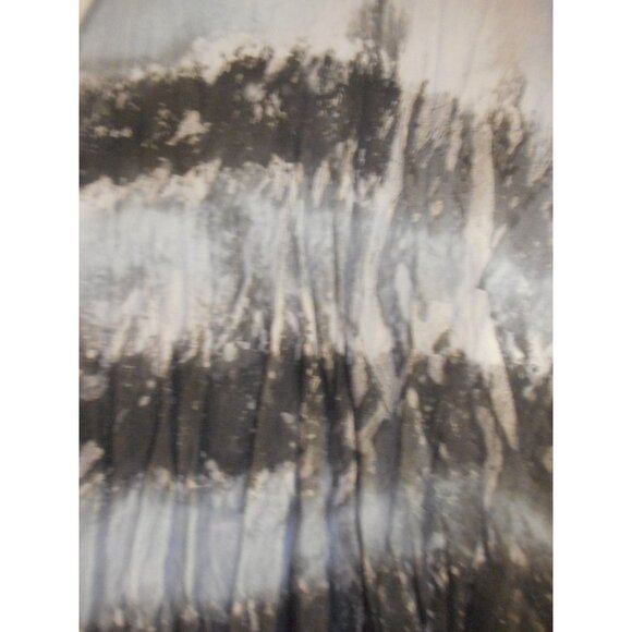 One Sz Fits Most Sleeveless Rayon Black fish Embroidered Tunic Top Tie Dye Batik - Picture 6 of 8